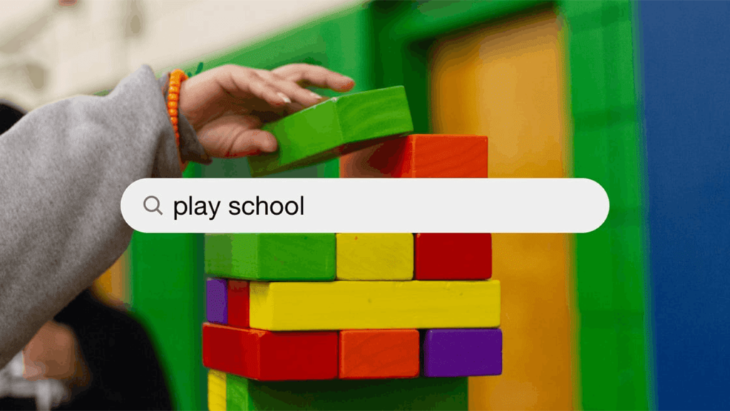 children in play school online